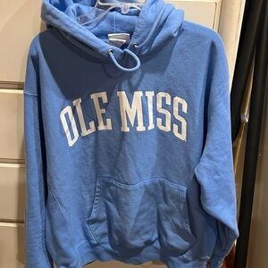 Ole Miss light blue Champion hoodie